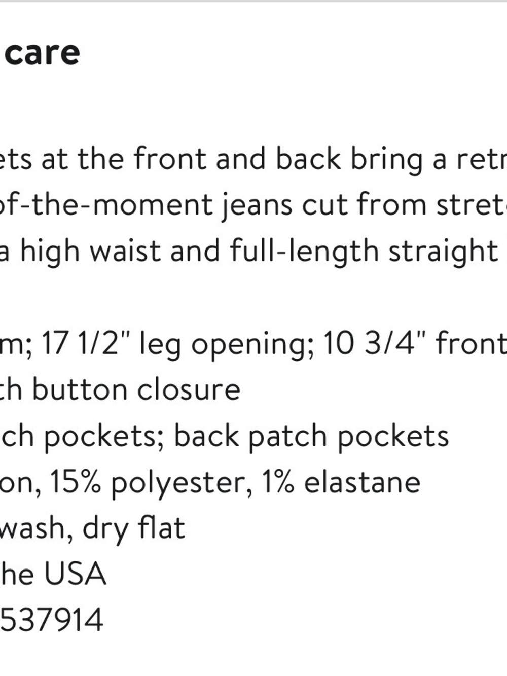 MOTHER Straight Leg Jeans in Medium Blue Wash - Picture 6 of 8